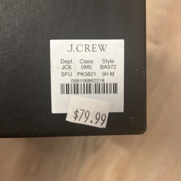 NWT Fuchsia and Kelly Green J.Crew joggers. Size 9.5. Wide foot friendly! - Picture 7 of 7